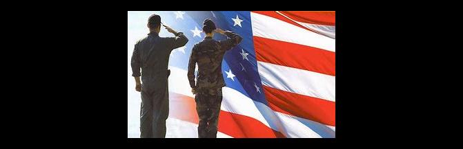 SOLDIERS SALUTE FLAG